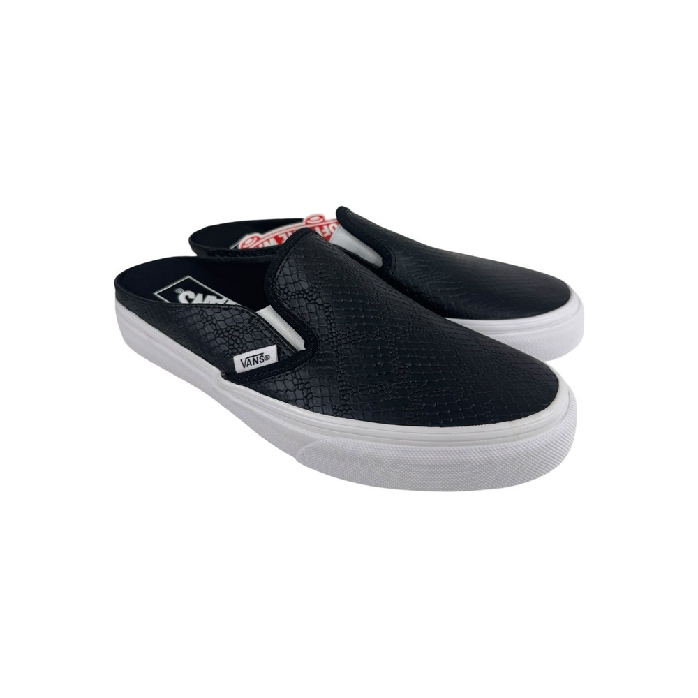 Vans Authentic Mule Leather Python Women Size 5 No Box - Picture 3 of 5